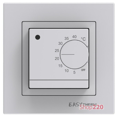 Терморегулятор механический 16А, 3200Вт, белый, Easytherm ET-20 55538 Easytherm