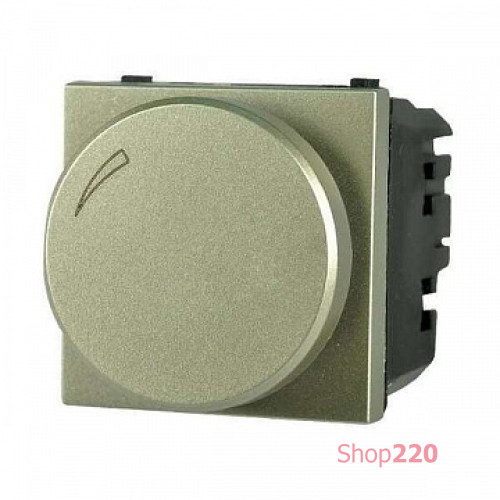 Диммер поворотный 100Вт для LED ламп, шампань, Zenit ABB N2260.3 CV