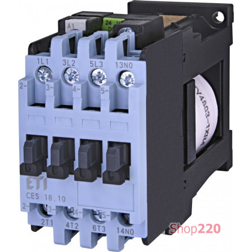 Контактор CES 18.10 (7,5 kW) 24V DC ETI 4646535