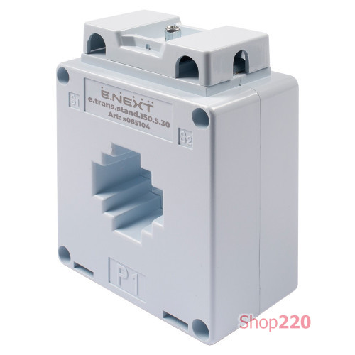 Трансформатор тока 150/5 А, класс 0.5, габарит 30, e.trans.stand.150.5.30 ENEXT s065104
