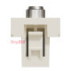 Розетка Coaxial F-type, бежевый, 1 модуль, Unica New Schneider NU346844