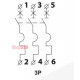 Модульный автоматический выключатель 100А 3р, C, 6kА, UProfi A0010210122