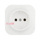 Розетка без заземления, белый, 782410 Legrand Quteo