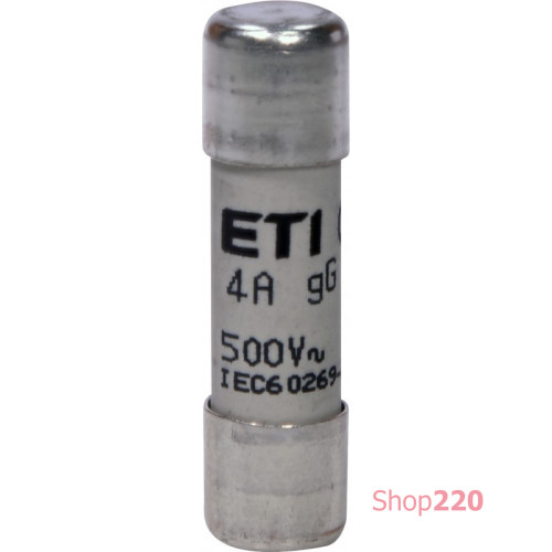 Предохранитель CH10x38 gG 4A 500V ETI 2651014