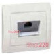 Механизм розетки компьютерной RJ 45 кат. 5е, Galea Life 775761 Legrand