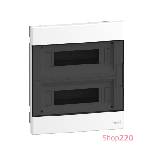 Электрический щит на 24 модуля, врезной, дымчатая дверь, Easy9 EU Schneider Electric EZ9EUA212