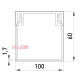 Короб пластиковый 100х60 мм, e.trunking.stand.100.60 Enext s033012