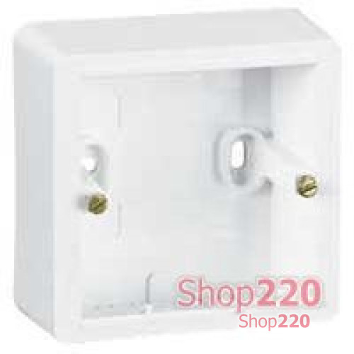 Коробка для накладного монтажа 773698 Legrand Cariva, белый