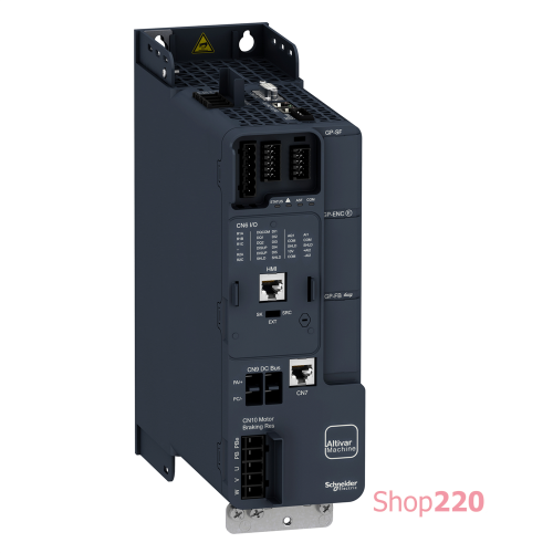 Преобразователь частоты 2.2кВт 380-480В ATV340, IP20, с ЭМС-фильтром кат. C3 ATV340U22N4
