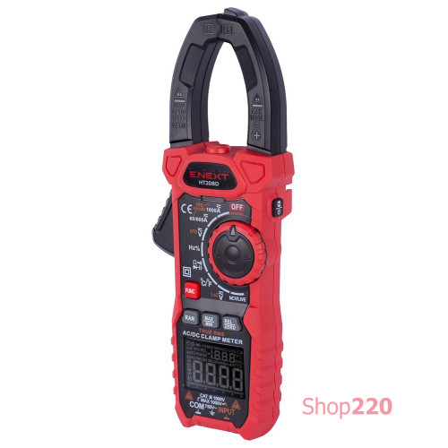 Мультиметр-клещи цифровой e.tool.multitest.pro.HT208D ENEXT p074006