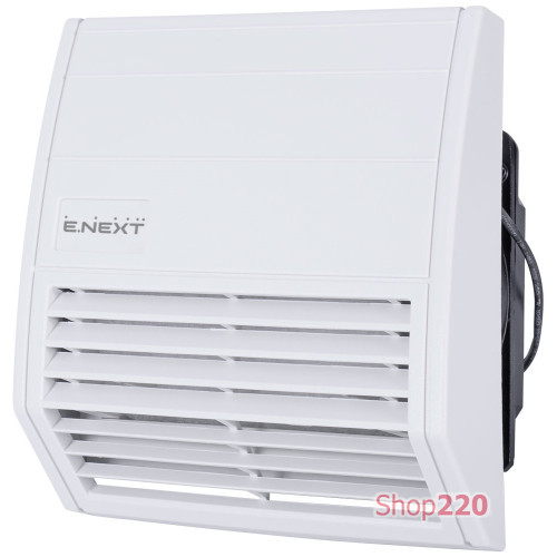 Решетка с фильтром 170х157х103мм и вентилятором 125х125мм, IP55, e.climat.fanfilter.pro.125 Enext s0103022