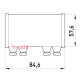 Соединитель металлический на винтах, e.industrial.pipe.connect.screw.2' Enext i0440006