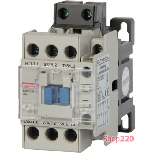 Контактор 25А, 400В, 1no+1nc, e.industrial.ukc.25.400 Enext i.0090062