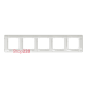 Рамка 5 постов, белый, Sedna Design SDD311805