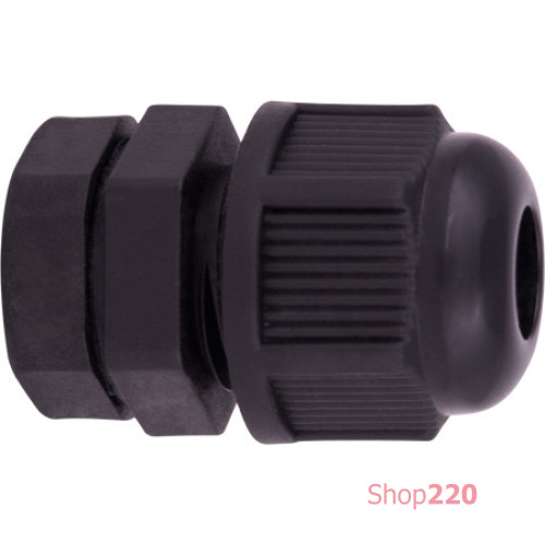Кабельный ввод M12, черный, IP68, e.mg.stand.12 Enext s067011