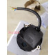 Врезной блок розеток 220В + USB тип C, черный, S483 Simon