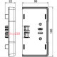 Заглушка для кабель-канала 100x53 мм ПВХ, Rapid 45, OBO Bettermann 6113110