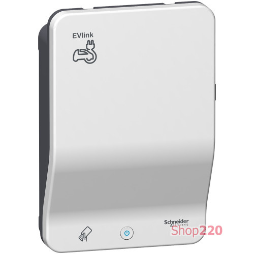 Зарядная станция для электромобилей 32А, 3 фазы / 1 фаза, RFID SMART WALLBOX T2 Schneider Electric EVB1A22P2RI