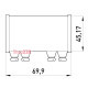 Соединитель металлический на винтах, e.industrial.pipe.connect.screw.1-1/2' Enext i0440005