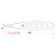 Индикатор-тестер 130х3 прямой шлиц АС/DC12-250В, e.tool.test10 Enext t001110