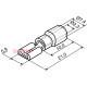Коннекторы с изоляцией 2-250 6,35x0,5/0,8 (100 шт.), "мама" FDD A0060020004