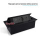 Выдвижной люк на 3 розетки, пустой, черный, Livolo VL-SHS013-B