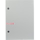 Корпус с монтажной панелью металлический 70*50*30 см, IP65, серии UBox A0260020056