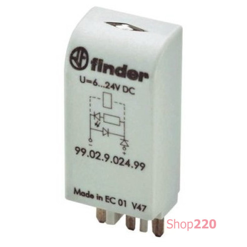 Модуль индикации 220 В, 9902023059 Finder
