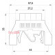 Шина на din-рейку в изолированном корпусе на 4 отверстя, e.bsi.pro.2.4 Enext p0650010