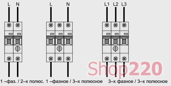 Подключение проводов к автоматам
